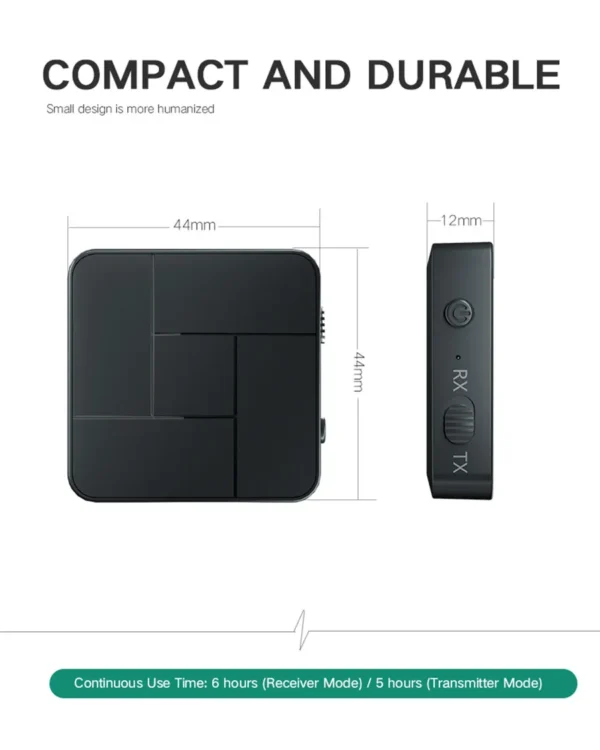 Transmisor Receptor Bluetooth KN319 2 en 1 Inalámbrico - Image 20