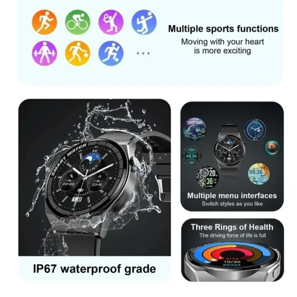 Reloj Inteligente Ola Esporte con GPS, Bluetooth y funciones - Image 4