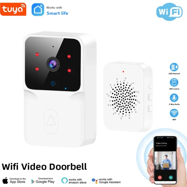 Cámara de seguridad WiFi para puerta principal